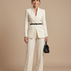 Patricia | Traje a Medida con Cuello Alto Estructurado