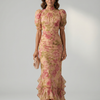 Arlet | Vestido Maxi de Cuello Alto Suave
