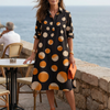 Nieves | Vestido con Lunares al Atardecer