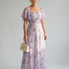 Pilar | Vestido Midi con Mangas de Volante