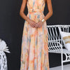 Clara | Vestido maxi estampado