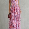 Bella | Vestido largo con cuello halter