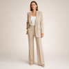Vanessa | Conjunto de traje elegante con pantalones acampanados