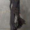 Martina - Vestido largo de estilo bohemio con estampado de leopardo