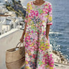 Flora | Vestido midi floral suelto