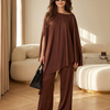 Noelia | Conjunto de Túnica Fluida y Pantalones Anchos