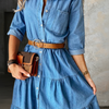 Bárbara | Vestido vaquero casual elegante