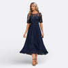 Mariana | Vestido De Encaje Y Manga Corta