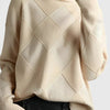 Jasmine Jersey de Cuello Alto de Cachemira
