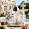 Kit para Gatito del Jardín de Rosas | Bolsa de Hombro Hecha a Mano