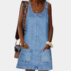 Pilar Rosa | Vestido relajado con aspecto denim
