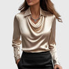 Cristina | Blusa de Satén Elegante