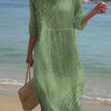 Vestido informal de mujer bordado.