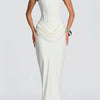Elena | Vestido maxi con escote cuadrado