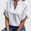 Araceli | Camisa de V-Cuello Suave y Elegante