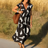 Magda | Vestido fluido con escote en pico