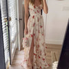 Paola | Vestido floral romántico con escote en V