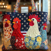 Encanto Campestre | Bolsa Tote Acolchada Hecha a Mano