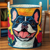 Bloomy Frenchie Smile Laundry Basket