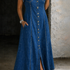 Liora | Vestido vaquero de talla grande