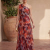 Uma - Vestido largo fluido con diseño elegante
