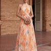 Aurora | Vestido con cuello halter