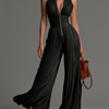ESENCIAL – Combinaison Plisada en Chiffon Negro