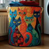 Canasta de Ropa de Gatos Mágicos