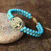 Pulsera Artesanal Turquesa Atemporal