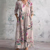 Vestido de Verano A-Line con Escote en V Celeste™