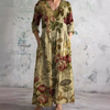 Camille™ Vestido de Verano A-Line con Escote en V