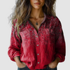 Amanda | Blusa Impresa Vintage