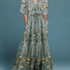 Rute | Vestido maxi floral elegante