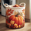Canasta de Ropa con Diseño de Calabaza