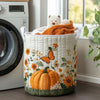Cesta de Ropa de Calabaza para las Mañanas