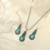 Conjunto de Collar y Pendientes Elegantes en Turquesa