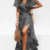 Celeste | Vestido Largo Bohemio de Gasa Floral