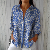 Alicia | Blusa de Jardín Azul