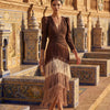 Salvia | Vestido con flecos
