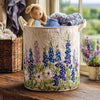 Cesta Mágica para Ropa con Diseño de Flores Silvestres