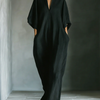Cătălina | Vestido largo minimalista con mangas kimono