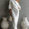 Melisa | Vestido maxi asimétrico, elegante y fluido