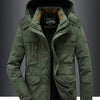 Simón | Abrigo de Invierno para Hombre de Forro Polar Caliente de Mezcla de Lana Premium