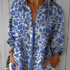 Vega | Blusa Floral Azul