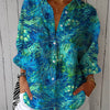 Paloma | Blusa de Estampado Natural Azul