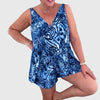 Elena - Vestido de Baño Elegante con Escote en V