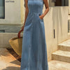 Valentina | Vestido Maxi Vaquero Vintage