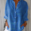 Cristina | Blusa a Rayas Azules