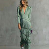 Chiara – Vestido Elegante con Mangas Flecadas