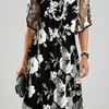 Elisa - Vestido de gasa floral elegante